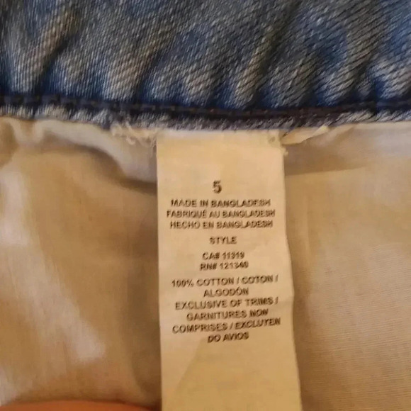 Garage Distressed Denim Mini Skirt - Picture 6 of 6